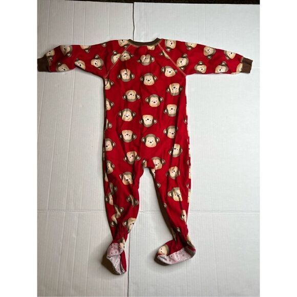 Set of 2 Carters super-comfy size 18 months footed pajamas - Picture 10 of 10